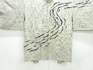 アンティーク　本総絞り流水模様絵羽織